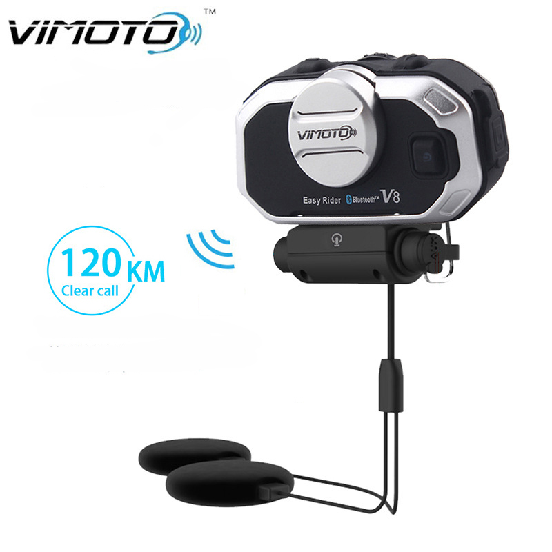 Universal Motorcycle Helmet Intercom Headset - Vimoto V8 Мотоциклетный шлем Гарнитура Bluetooth