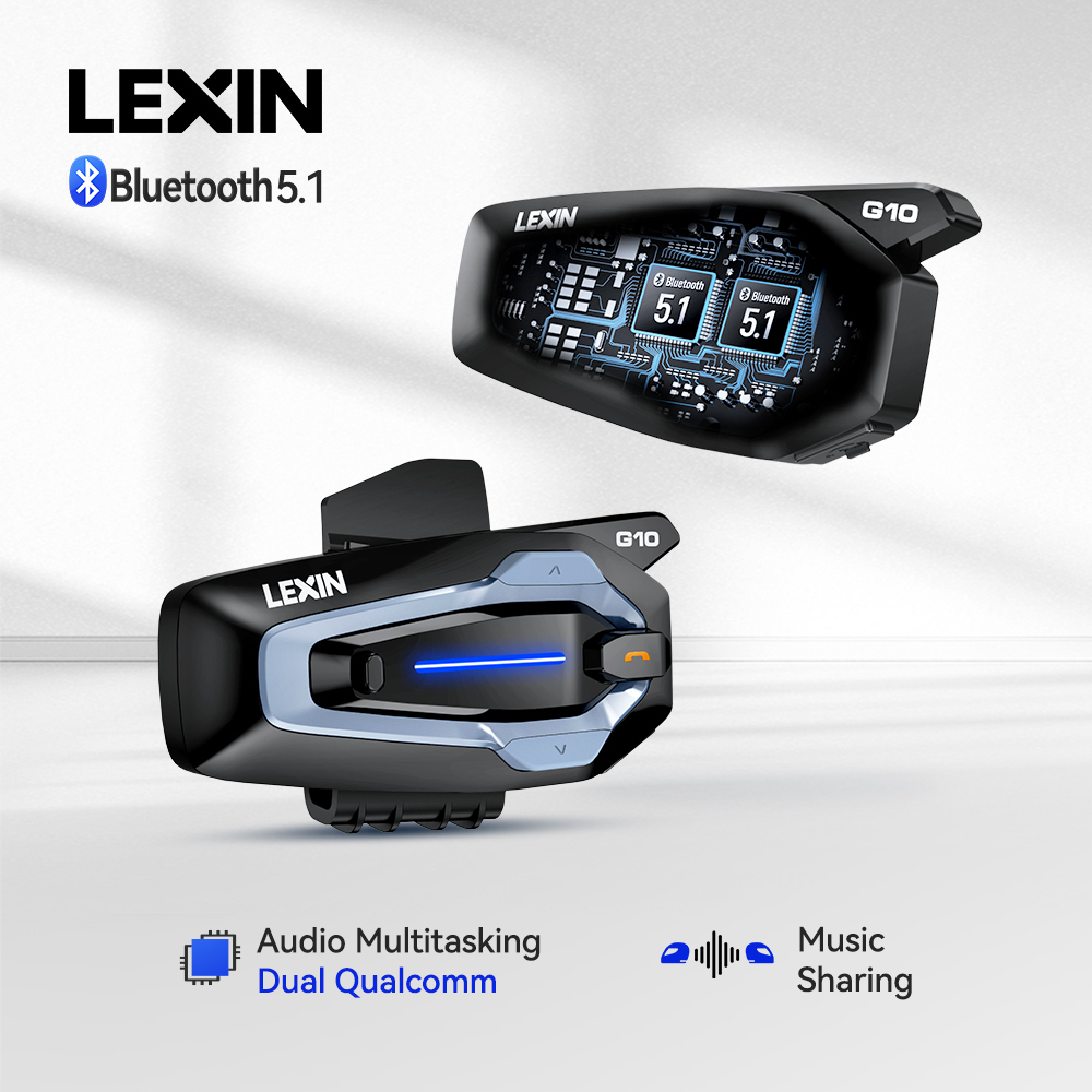 Universal Motorcycle Helmet Intercom Headset - NEW-LEXIN G10 Мотоциклетная гарнитура для связи,