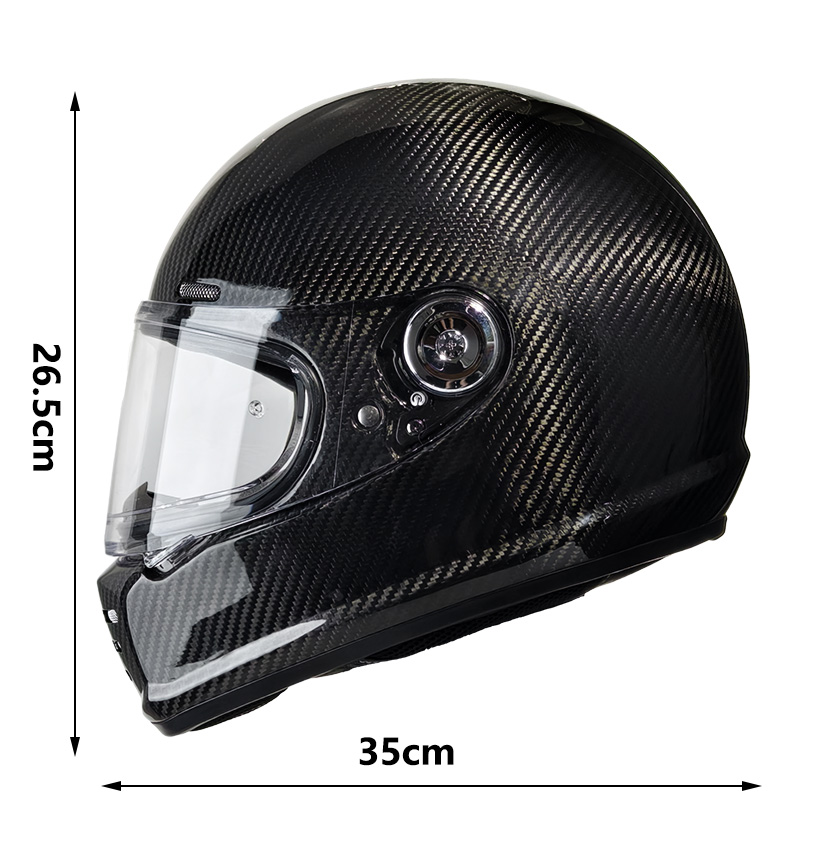 Мотошлем-интеграл из углеродно – обзор и цена Full Face Motorcycle Helmet With Bluetooth