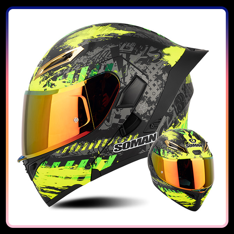 Мотоциклетный шлем с двойными  – обзор и цена Modular Flip Up Motorcycle Helmet Dot Approved