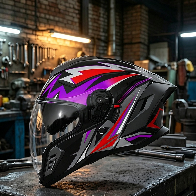 Мотошлем всесезонный с большим – обзор и цена Full Face Motorcycle Helmet With Bluetooth