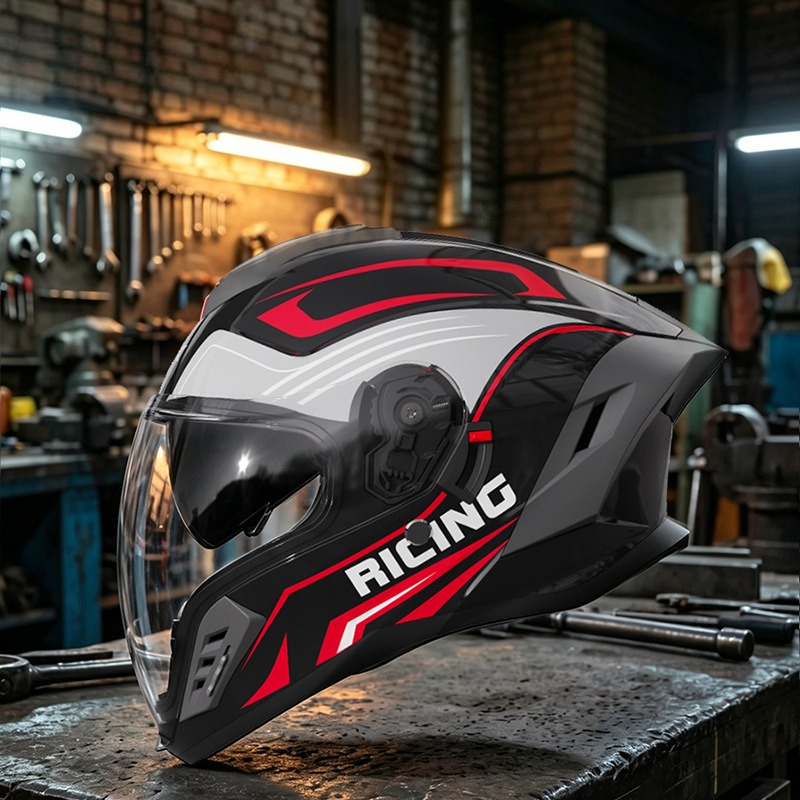 Мотошлем всесезонный с большим – обзор и цена Full Face Motorcycle Helmet With Bluetooth