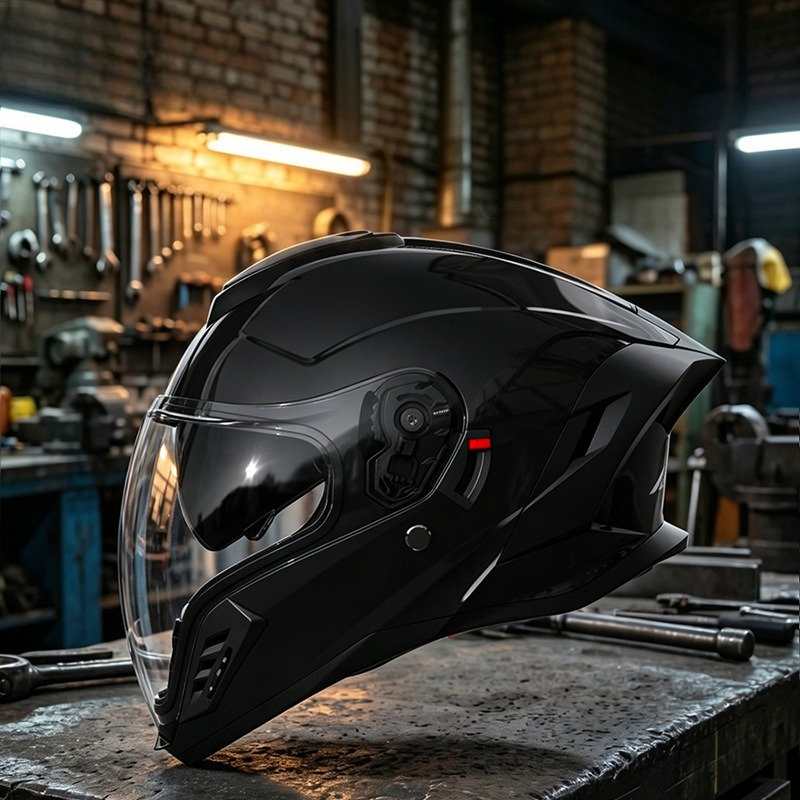 Мотошлем всесезонный с большим – обзор и цена Full Face Motorcycle Helmet With Bluetooth