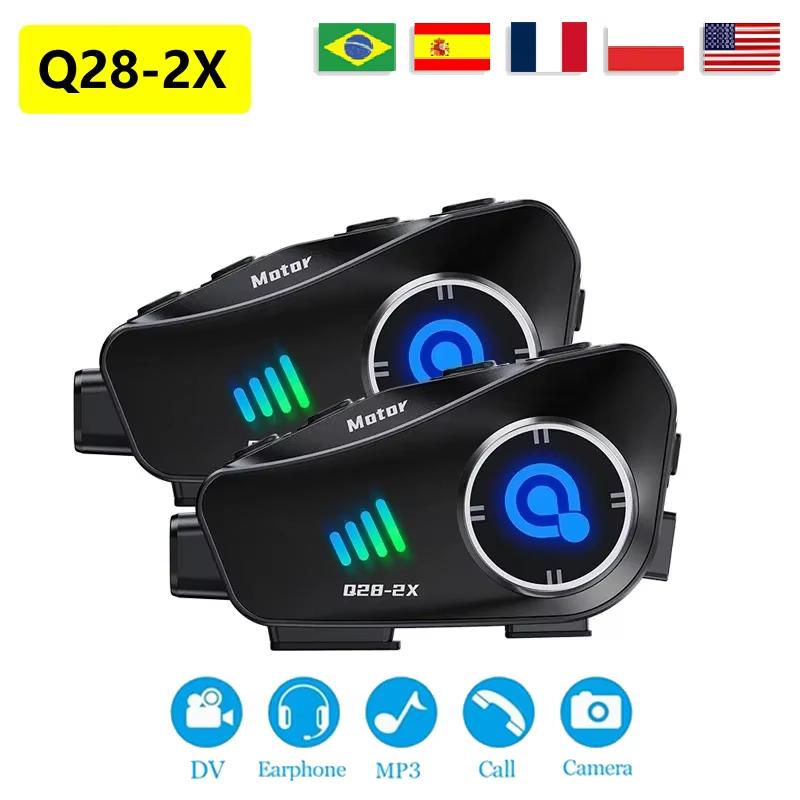 Новый мотоциклетный шлем Q28-2 – обзор и цена Universal Motorcycle Helmet Intercom Headset